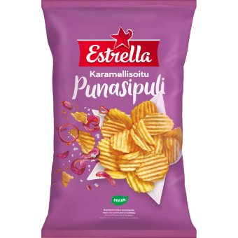Чипсы с карамелизованным красным луком Estrella 275 гр Чипсы с карамелизованным красным луком Estrella 275 гр