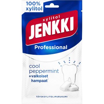 Мятная жевательная резинка Jenkki Professional 80 гр