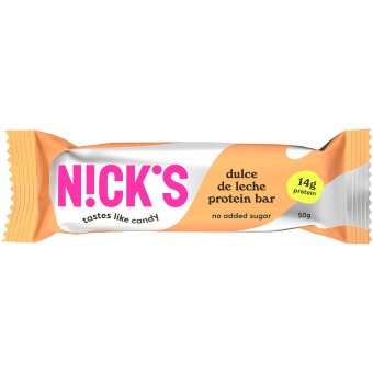 Протеиновый батончик Nick's Dulce de Leche 50 гр Протеиновый батончик Nick's Dulce de Leche 50 гр