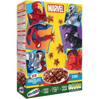 Шоколадные хлопья в форме звезд Weetabix Disney 375 гр