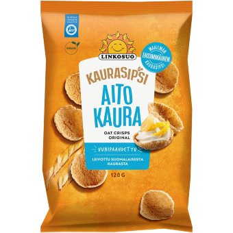 Овсяные чипсы Linkosuo 120 гр