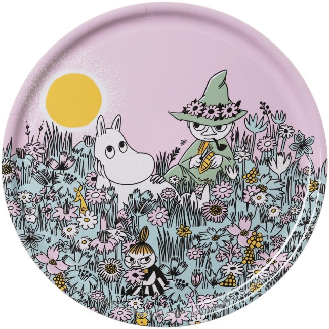 Поднос Moomin Arabia 35 см сердечные друзья Поднос Moomin Arabia 35 см сердечные друзья
