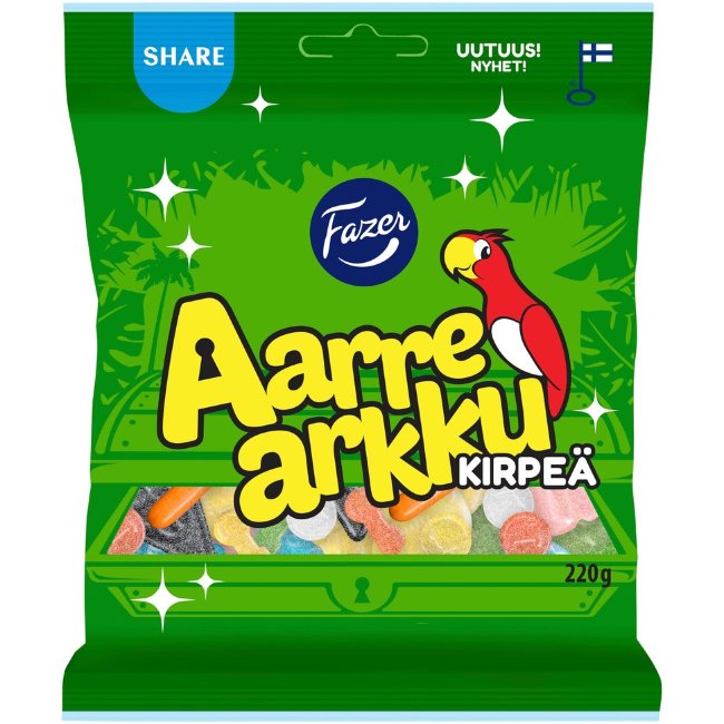Конфеты с кислинкой Fazer Aarrearkku 220 гр