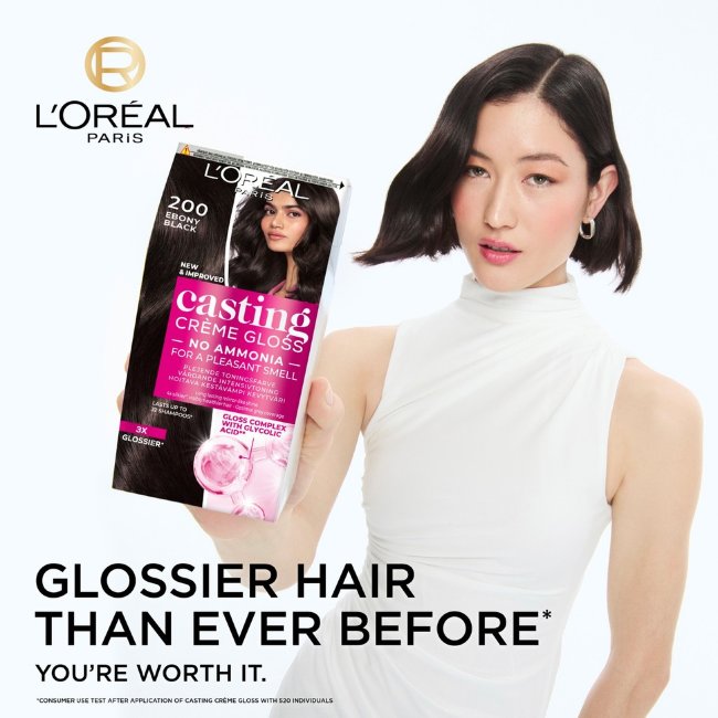 Крем-краска для волос L'Oréal Paris Casting Crème Gloss 515 ледяной шоколад светло-коричневый пепельный махогани легкий оттенок 1 шт