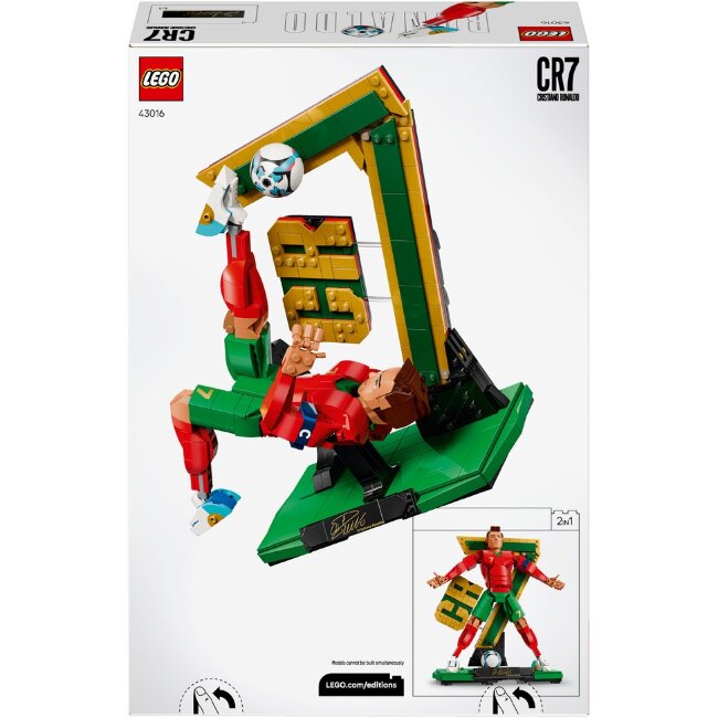 Конструктор LEGO® Editions Football 43016 Cristiano Ronaldo – футбольная легенда Конструктор LEGO® Editions Football 43016 Cristiano Ronaldo – футбольная легенда