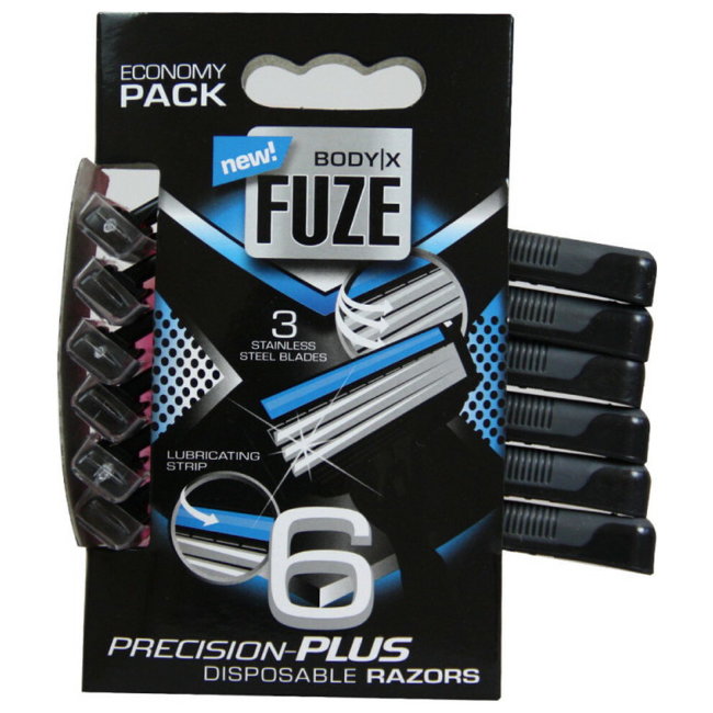 Мужские бритвенные станки FUZE Body-X  6 шт