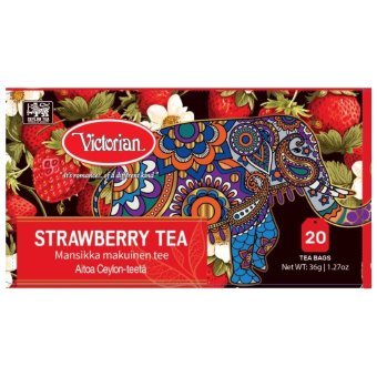Чай Victorian (чёрный с клубникой) 20 шт