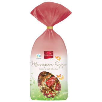 Марципановые конфеты Favorina Marzipan Eggs в темном шоколаде 200 гр Марципановые конфеты Favorina Marzipan Eggs в темном шоколаде 200 гр