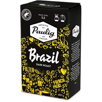 Кофе заварной Paulig Brazil Tumma 450 гр Кофе заварной Paulig Brazil Tumma 450 гр