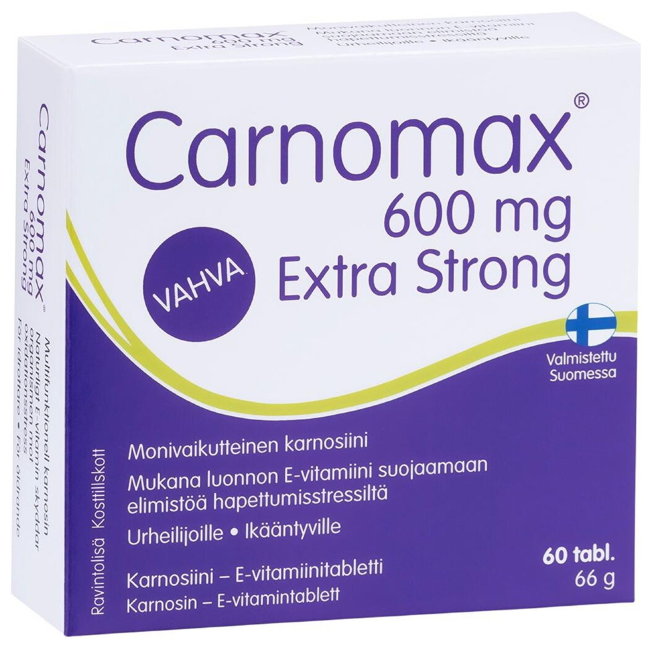 Карнозин Carnomax 600 мг Extra Strong ( усиленный ) 60 таб