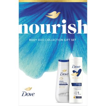 Подарочный набор Dove Xmas Nourishing гель для душа и лосьон для тела
