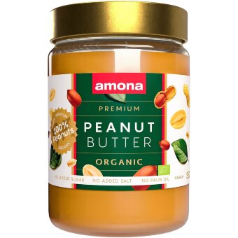 Ореховое масло Amona premium органическое 100% гладкое 350 гр