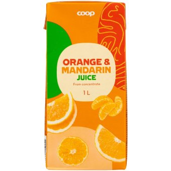 Апельсиново-мандариновый нектар Coop 1 л