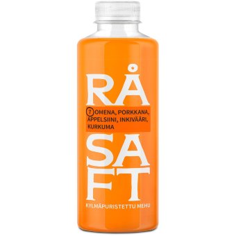 Сок холодного отжима Råsaft из яблока, моркови, апельсина, имбиря и куркумы 700 мл