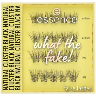 Накладные ресницы essence what the fake! false lashes 06 natural cluster black 1 г Накладные ресницы essence what the fake! false lashes 06 natural cluster black 1 г