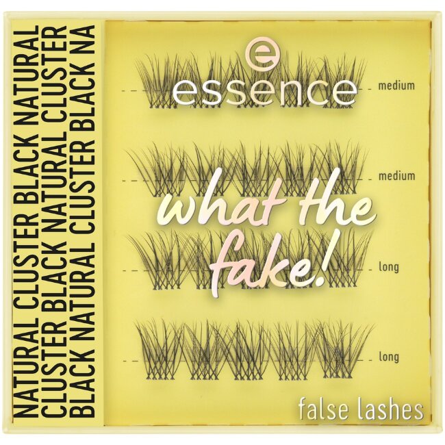 Накладные ресницы essence what the fake! false lashes 06 natural cluster black 1 г Накладные ресницы essence what the fake! false lashes 06 natural cluster black 1 г