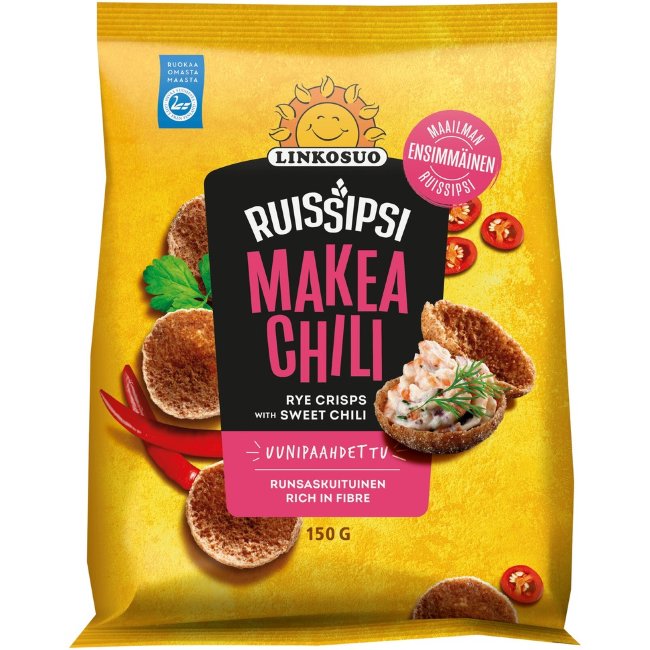 Ржаные чипсы (сладкий чили) Linkosuo 150 гр