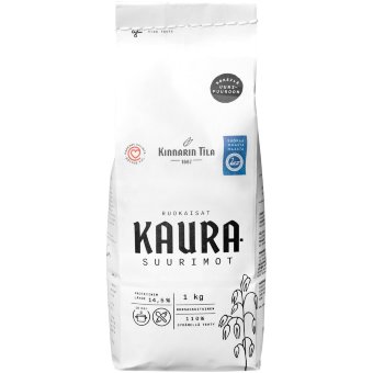 Питательная овсяная крупа Kinnarin Tila 1 кг