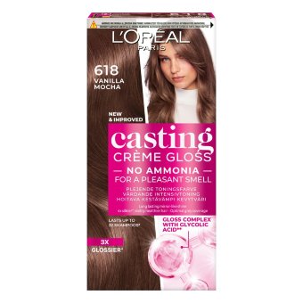 Легкая краска для волос L'Oréal Paris Casting Crème Gloss 618 Vanilla Mocha 1 шт
