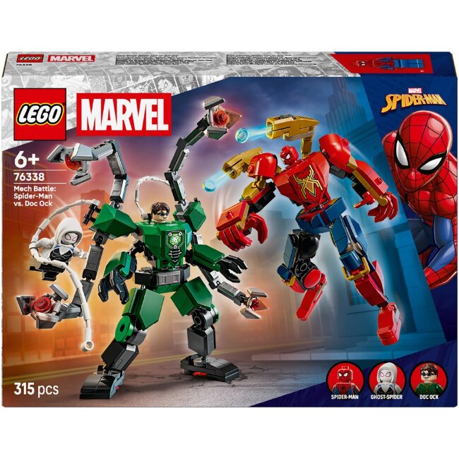 Конструктор LEGO® Super Heroes Marvel 76338 битва роботов: Spider-Man против Доктора Осьминога Конструктор LEGO® Super Heroes Marvel 76338 битва роботов: Spider-Man против Доктора Осьминога