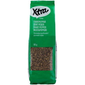 Перец чёрный грубого помола X-tra 80 гр