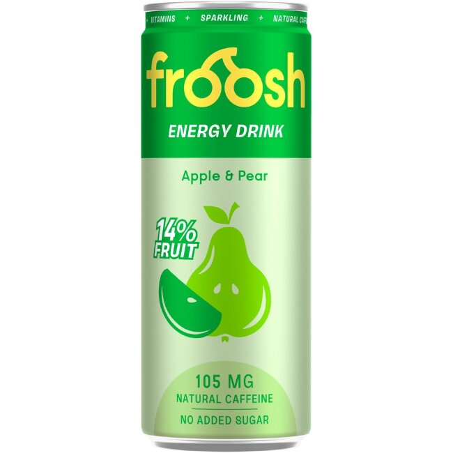 Энергетический напиток Froosh яблоко и груша 330 мл Энергетический напиток Froosh яблоко и груша 330 мл