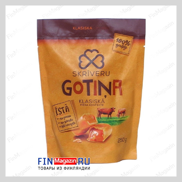 Конфеты "Коровка" классическая Skriveru Gotina 135 гр, Латвия купить ...