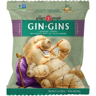 Жевательные имбирные конфеты Gin Gins Original 60 гр