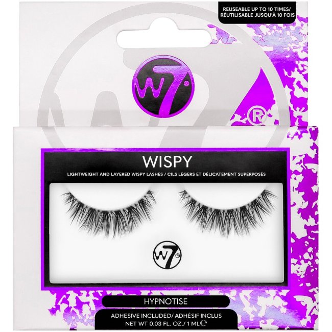 Накладные ресницы и клей W7 Wispy Hypnotise