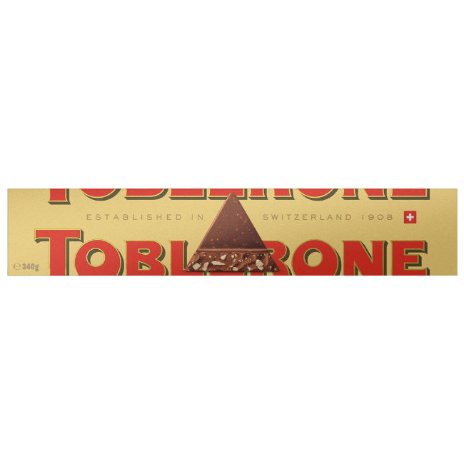 Молочный шоколад Toblerone мед, миндаль 340 гр