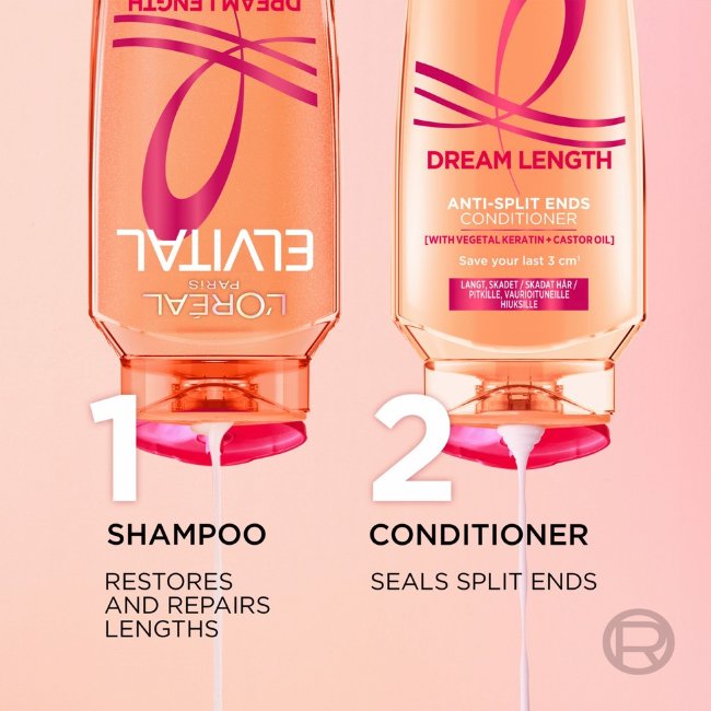 Шампунь для длинных, поврежденных волос Oréal Paris Elvital  Dream Length 250 мл