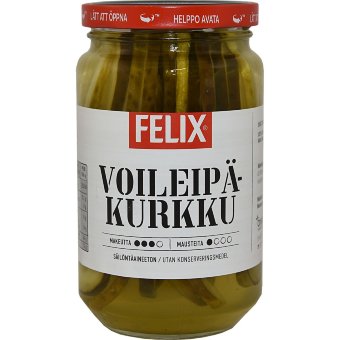 Огурцы нарезанные Felix с приправами 460/230 гр