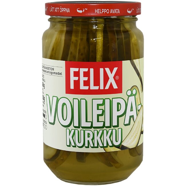 Огурцы нарезанные Felix с приправами 460/230 гр
