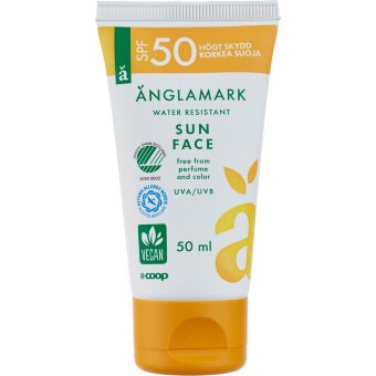 Крем для лица с солнцезащитой Änglamark Sun SPF50 50 мл
