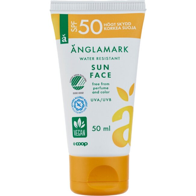 Крем для лица с солнцезащитой Änglamark Sun SPF50 50 мл