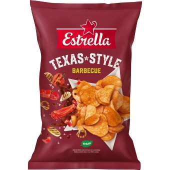 Чипсы Estrella Texas Style Barbecue 275 гр Чипсы Estrella Texas Style Barbecue 275 гр