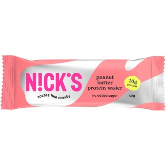 Протеиновый вафельный батончик с арахисовым маслом Nick's 40 гр без глютена Протеиновый вафельный батончик с арахисовым маслом Nick's 40 гр без глютена