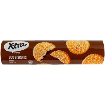 Песочное печенье с шоколадной начинкой Xtra 500 гр