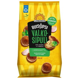 Чесночные ржаные чипсы Linkosuo 300 гр