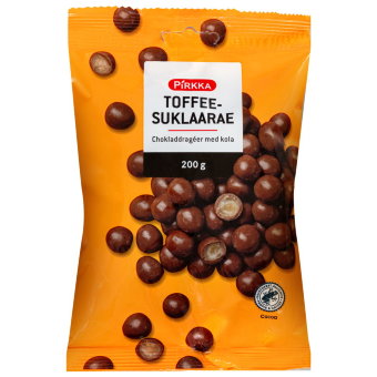 Рисовые шарики в шоколаде Pirkka Toffee 200 гр