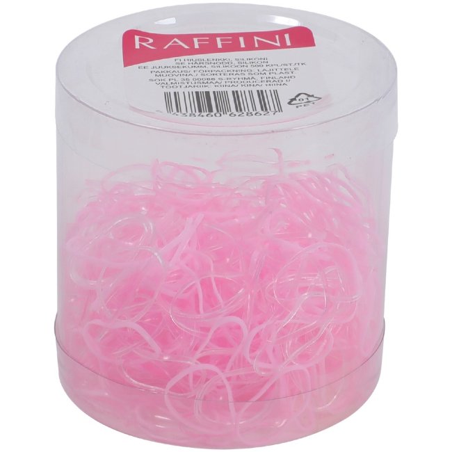 Силиконовые резинки для волос Raffini 500 шт пастельные