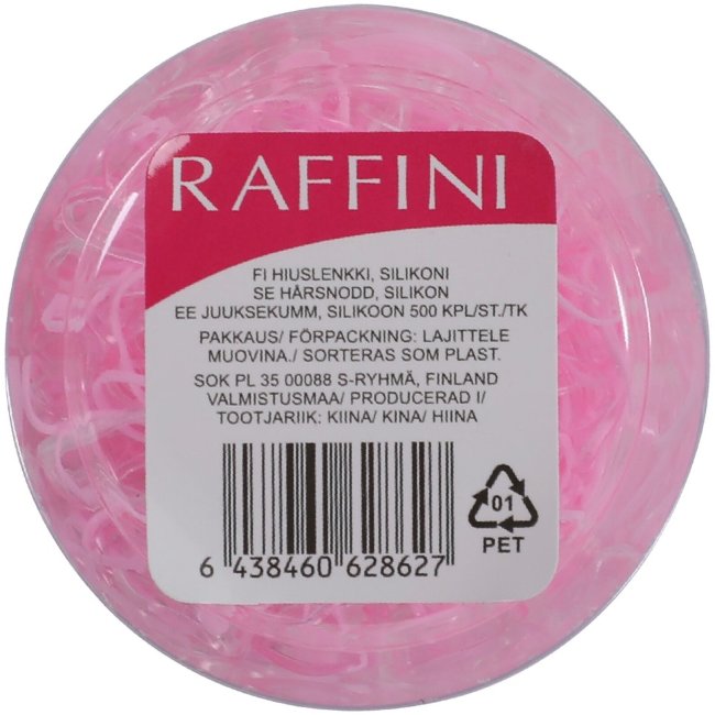 Силиконовые резинки для волос Raffini 500 шт пастельные