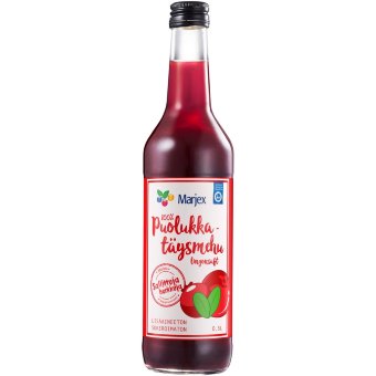 Натуральный брусничный сок холодного отжима Marjex Puolukka 500 мл
