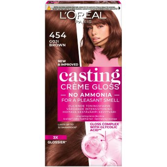 Крем-краска для волос L'Oréal Paris Casting Crème Gloss 454 Goji Brown медно-махагоновый легкий оттенок 1 шт