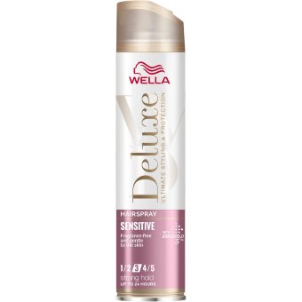 Лак для волос Wella Deluxe Sensitive Strong 3/5, 250 мл