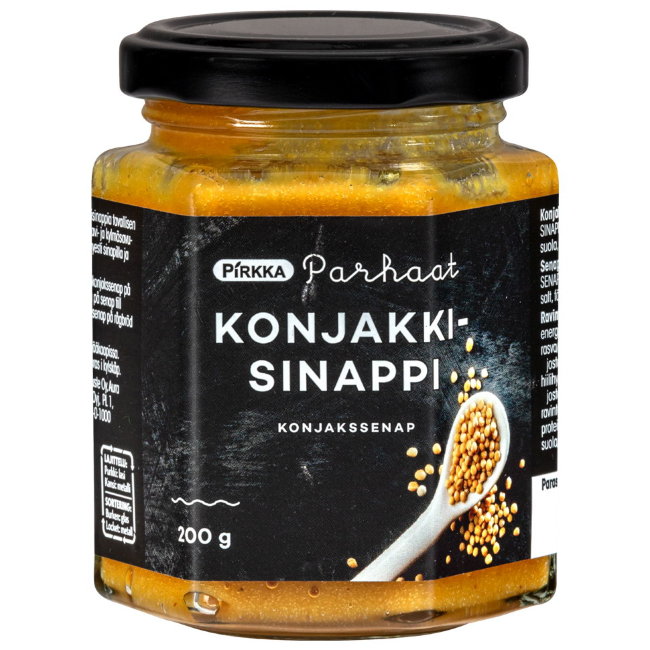 Горчица с коньяком Pirkka 200 гр