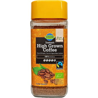 Кофе растворимый органический Fairglobe Instant Hight Grown 100 гр ст/банка