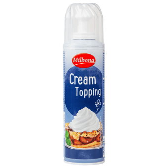 Крем Взбитые сливки Milbona Cream Topping 250 мл Крем Взбитые сливки Milbona Cream Topping 250 мл