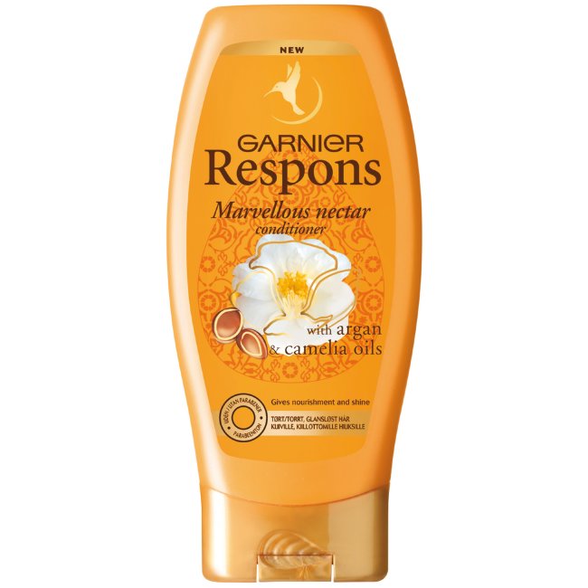 Кондиционер для тусклых волос Garnier Respons камелия, аргановое масло 200 мл