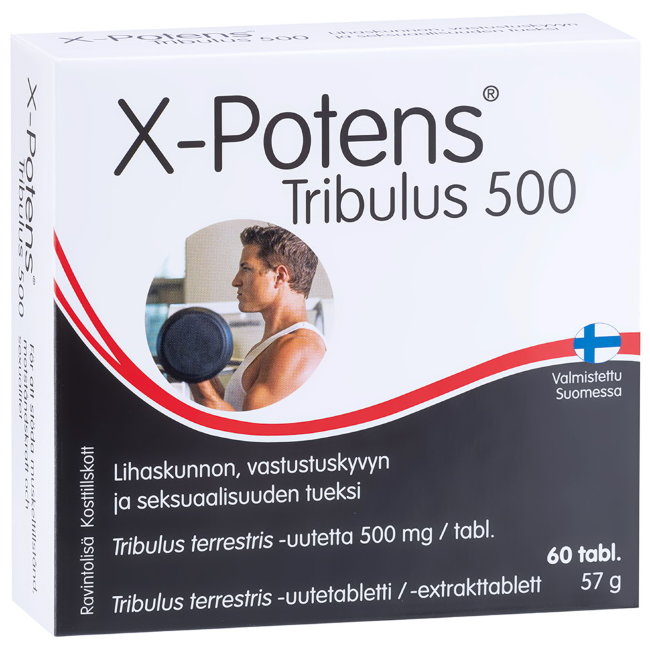 Витамины для мужчин X-Potens Tribulus 500 60 таблеток Hankintatukku